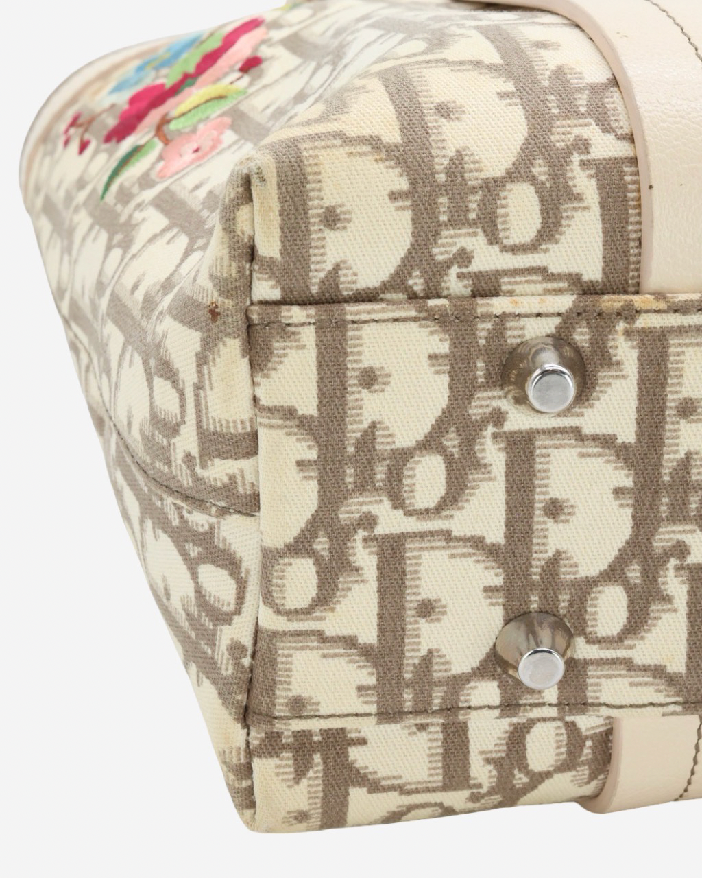 Bolso Dior Trotter Vintage Flores 2005