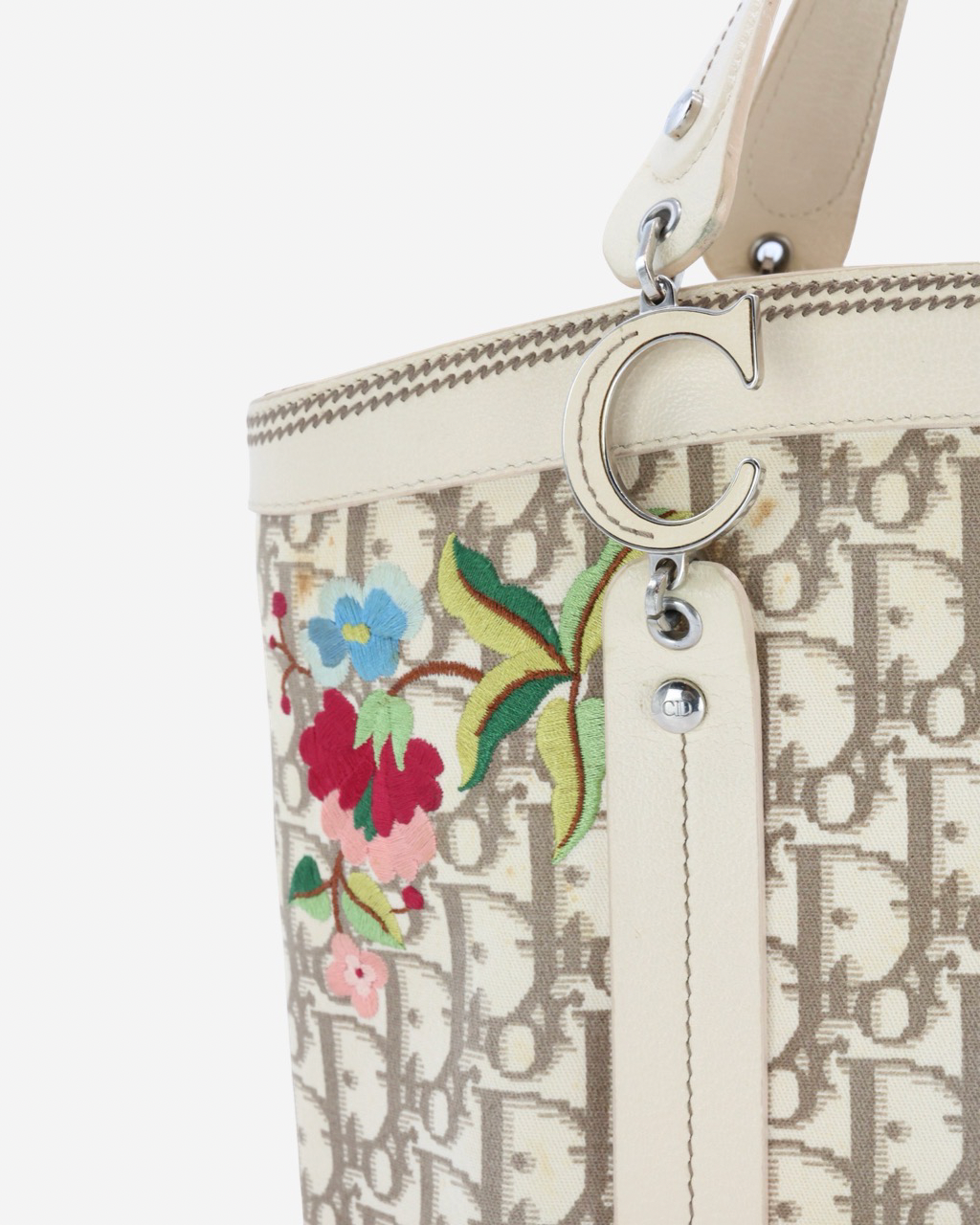 Bolso Dior Trotter Vintage Flores 2005