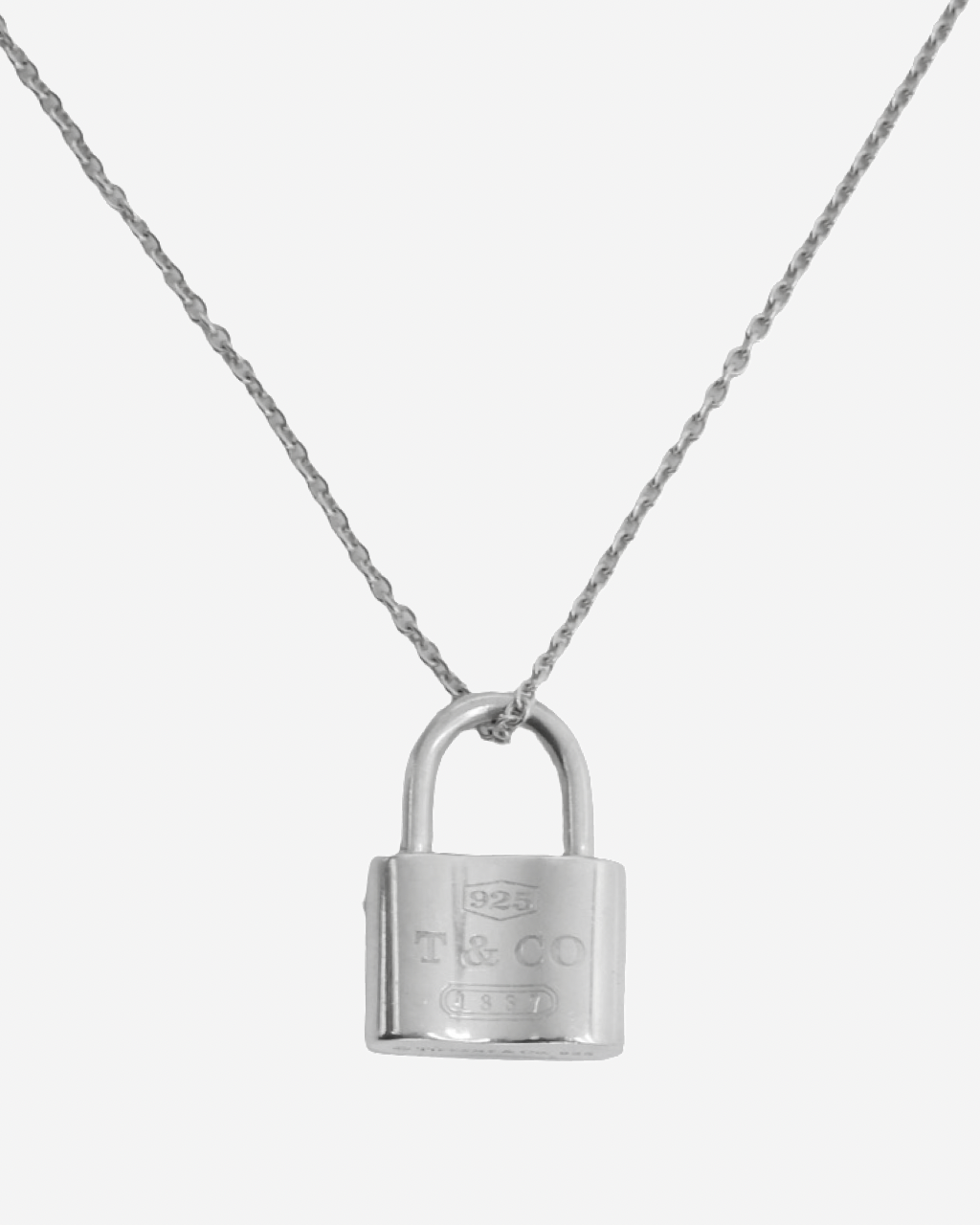 Tiffany & Co. 1837 Padlock Necklace