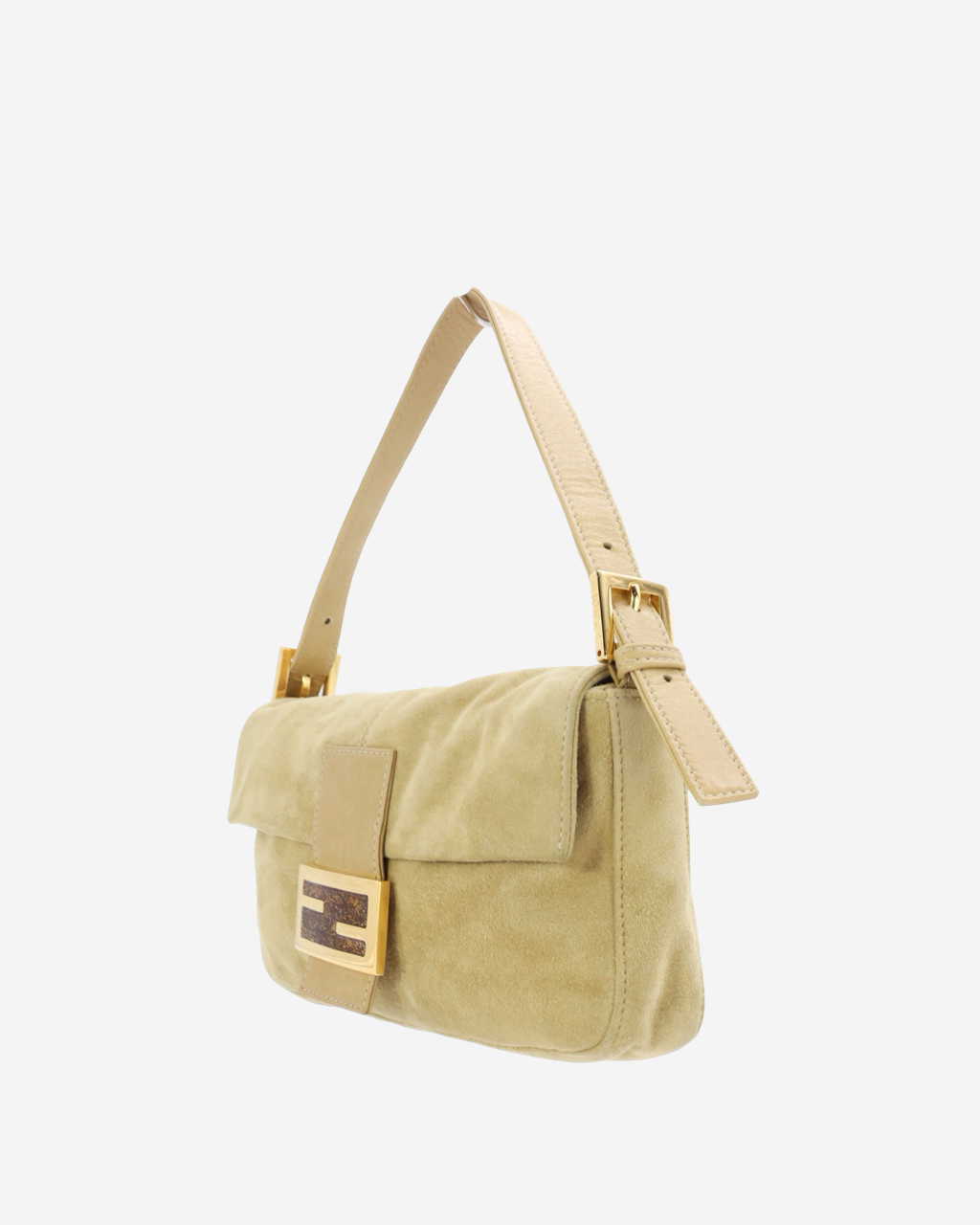 Fendi Baguette Suede Bag