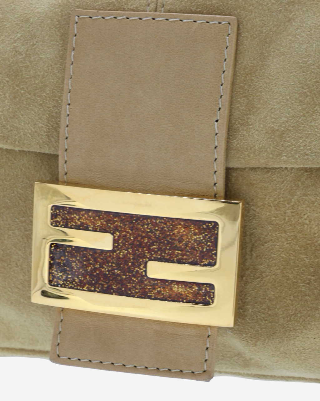 Fendi Baguette Suede Bag