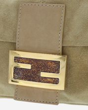 Fendi Baguette Suede Bag