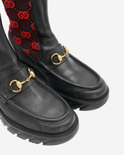 Botas Gucci Horsebit GG Jersey Boot 40