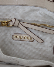 Bolso Miu Miu Madras Logo