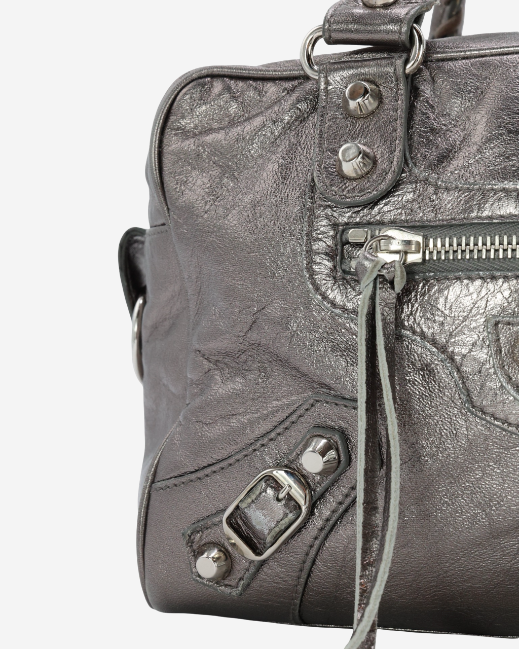 Bolso Balenciaga Le City Bag Plateada