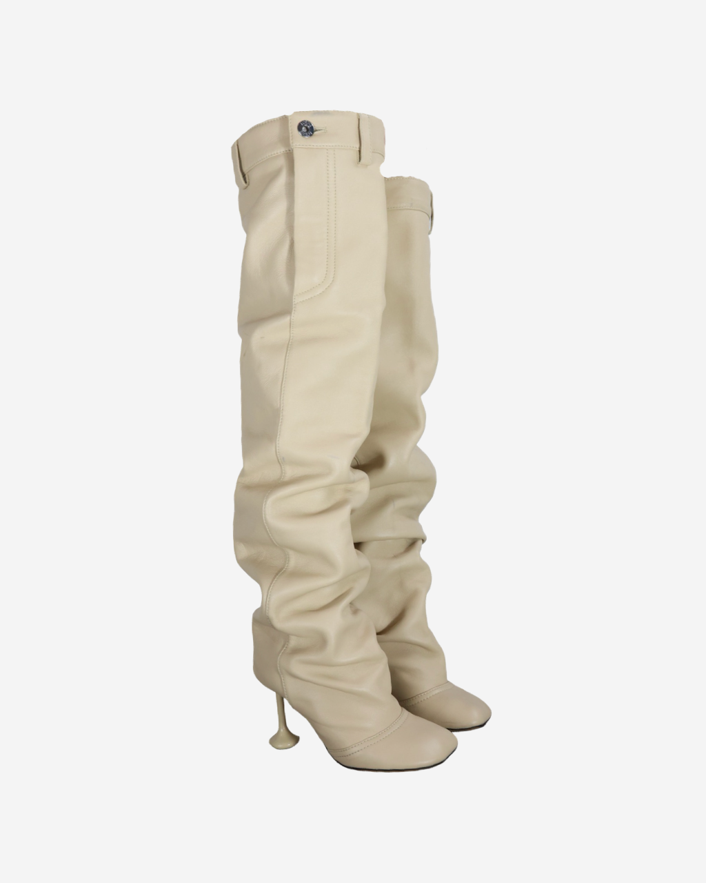 Botas Loewe Toy Leather Over-The-Knee Boot 37 IT