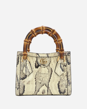 Gucci Diana Mini Python Bamboo Bag