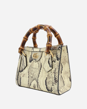 Gucci Diana Mini Python Bamboo Bag