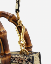 Gucci Diana Mini Python Bamboo Bag
