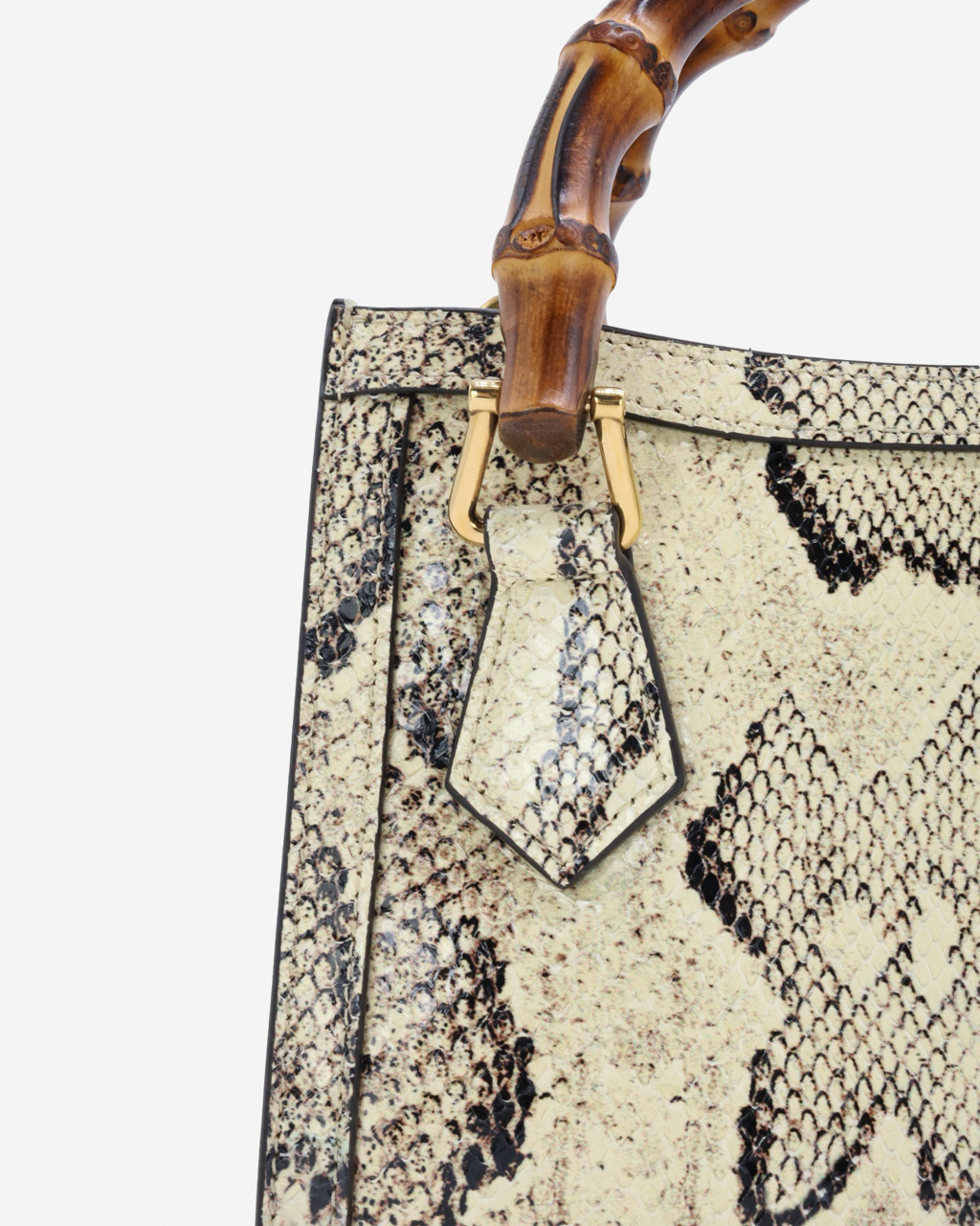 Gucci Diana Mini Python Bamboo Bag