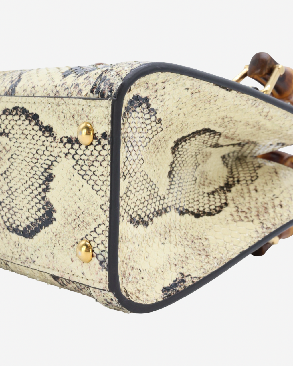 Gucci Diana Mini Python Bamboo Bag