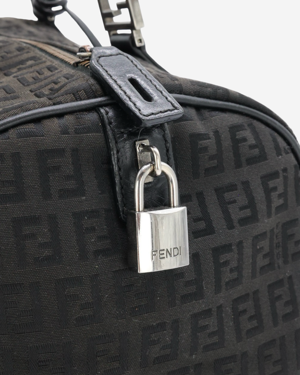 Fendi Zucchino Boston Bag