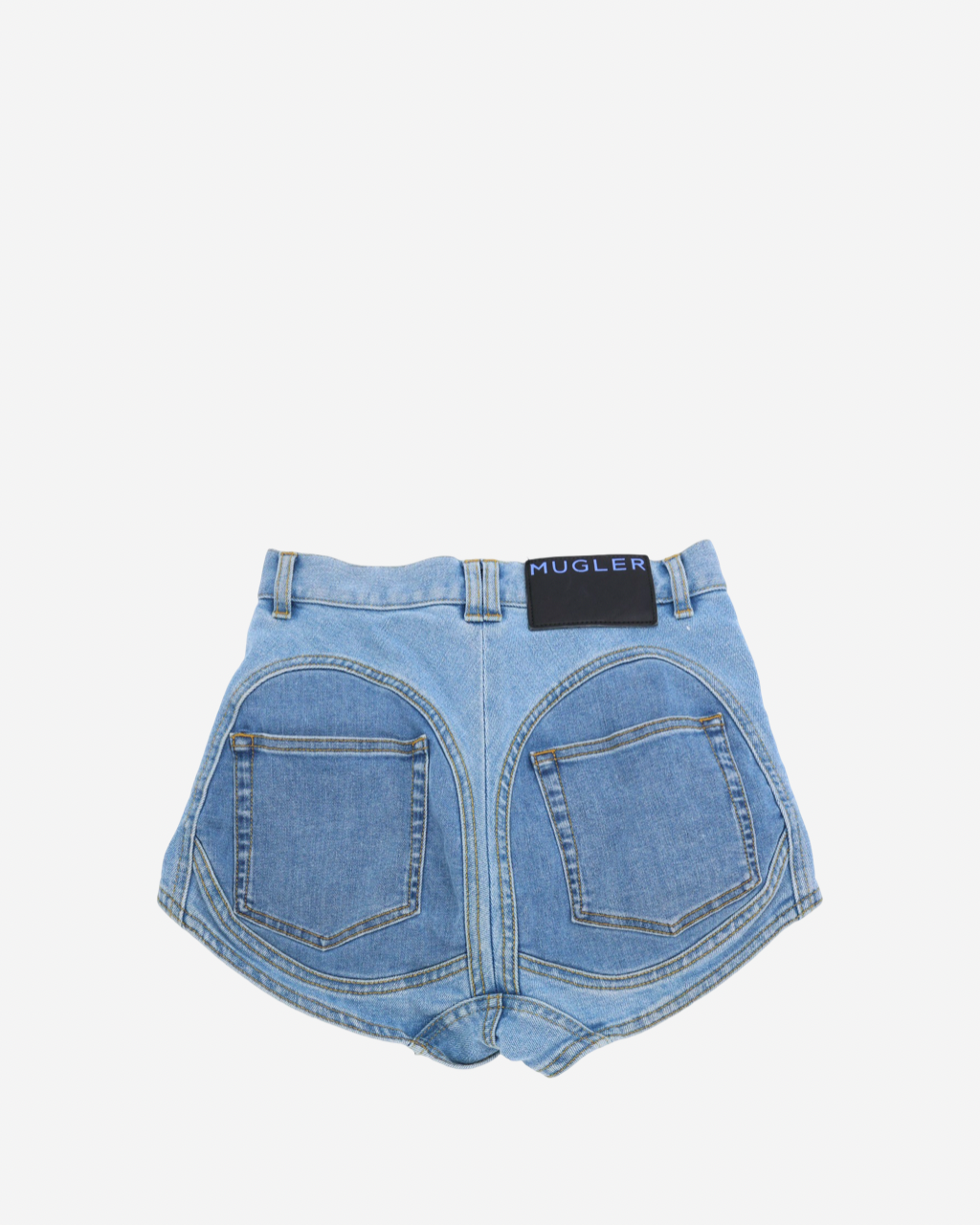 Mugler Denim Shorts 36 IT