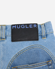 Mugler Denim Shorts 36 IT