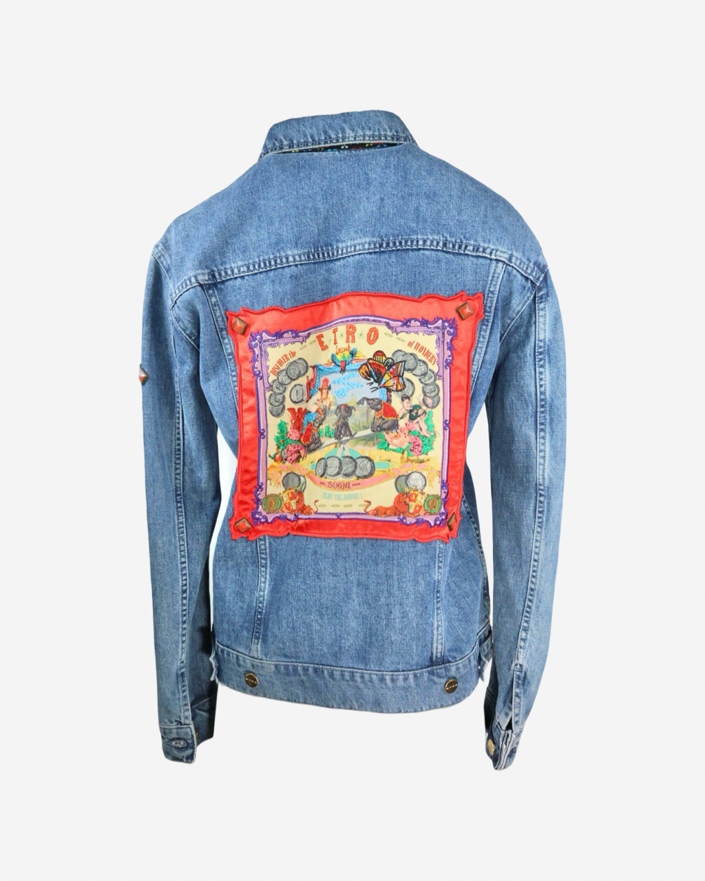 Etro Patchwork Denim Jacket 44 IT