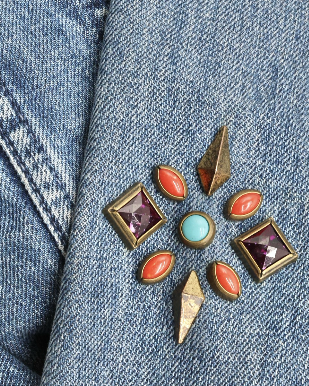 Etro Patchwork Denim Jacket 44 IT
