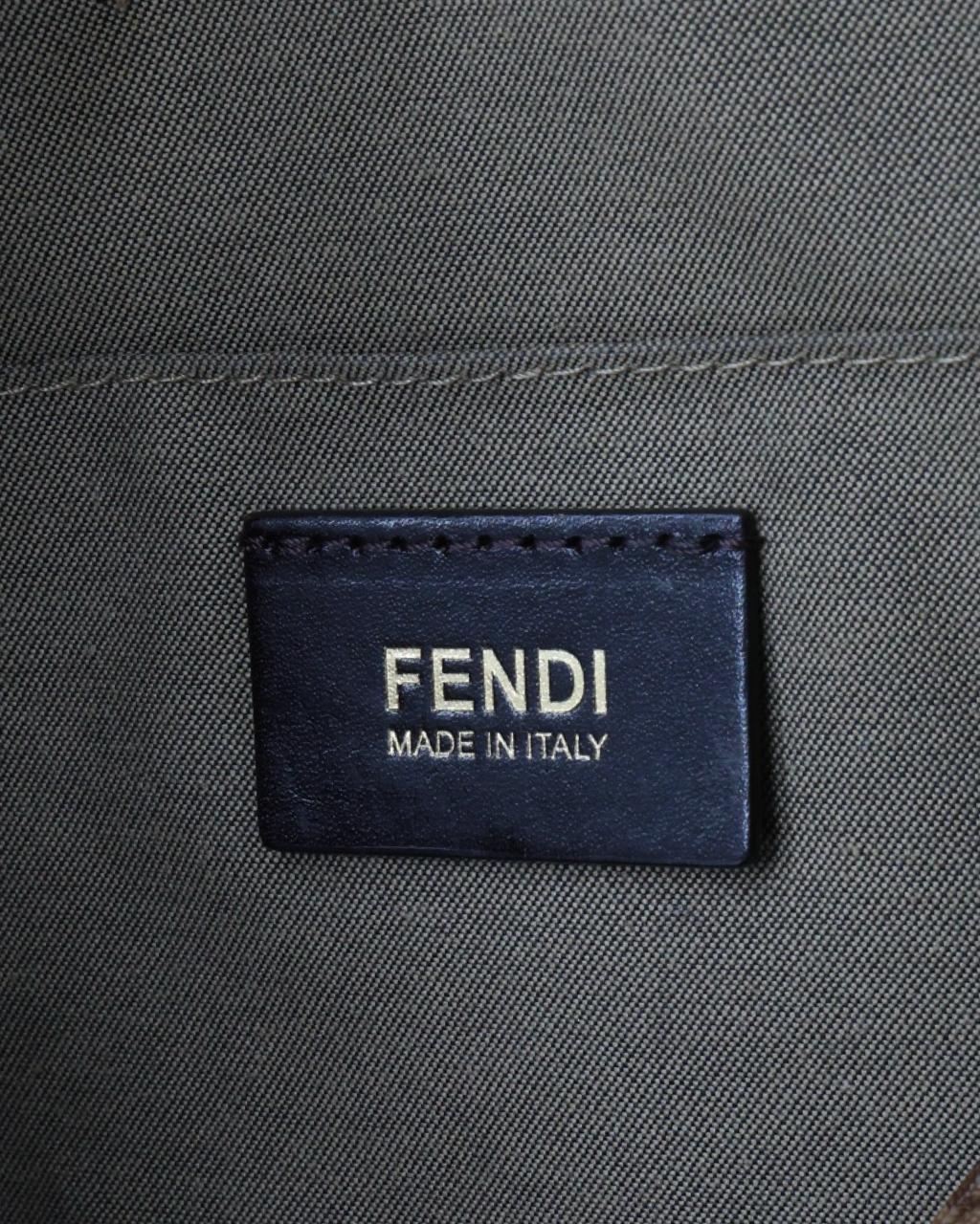 Fendi Zucchino Boston Bag