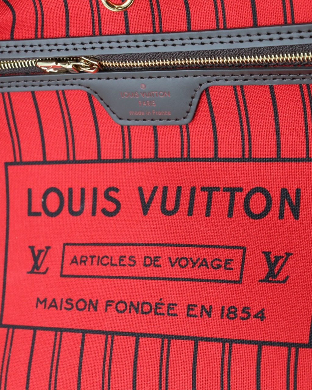 Louis Vuitton Neverfull MM Damier Ebene Bag