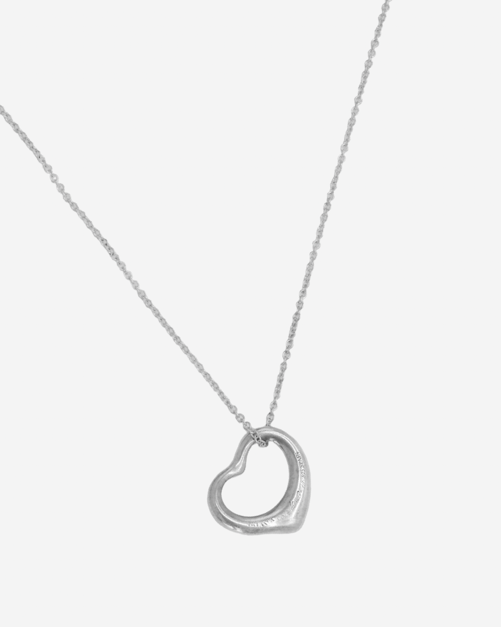 Collar Tiffany & Co. x Elsa Peretti Open Heart Chico