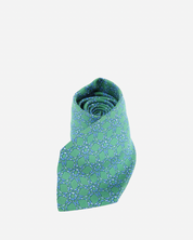 Corbata Hermés Flores Modernas