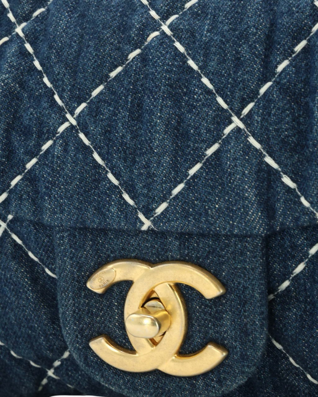 Chanel Denim Single Flap Bag 2019