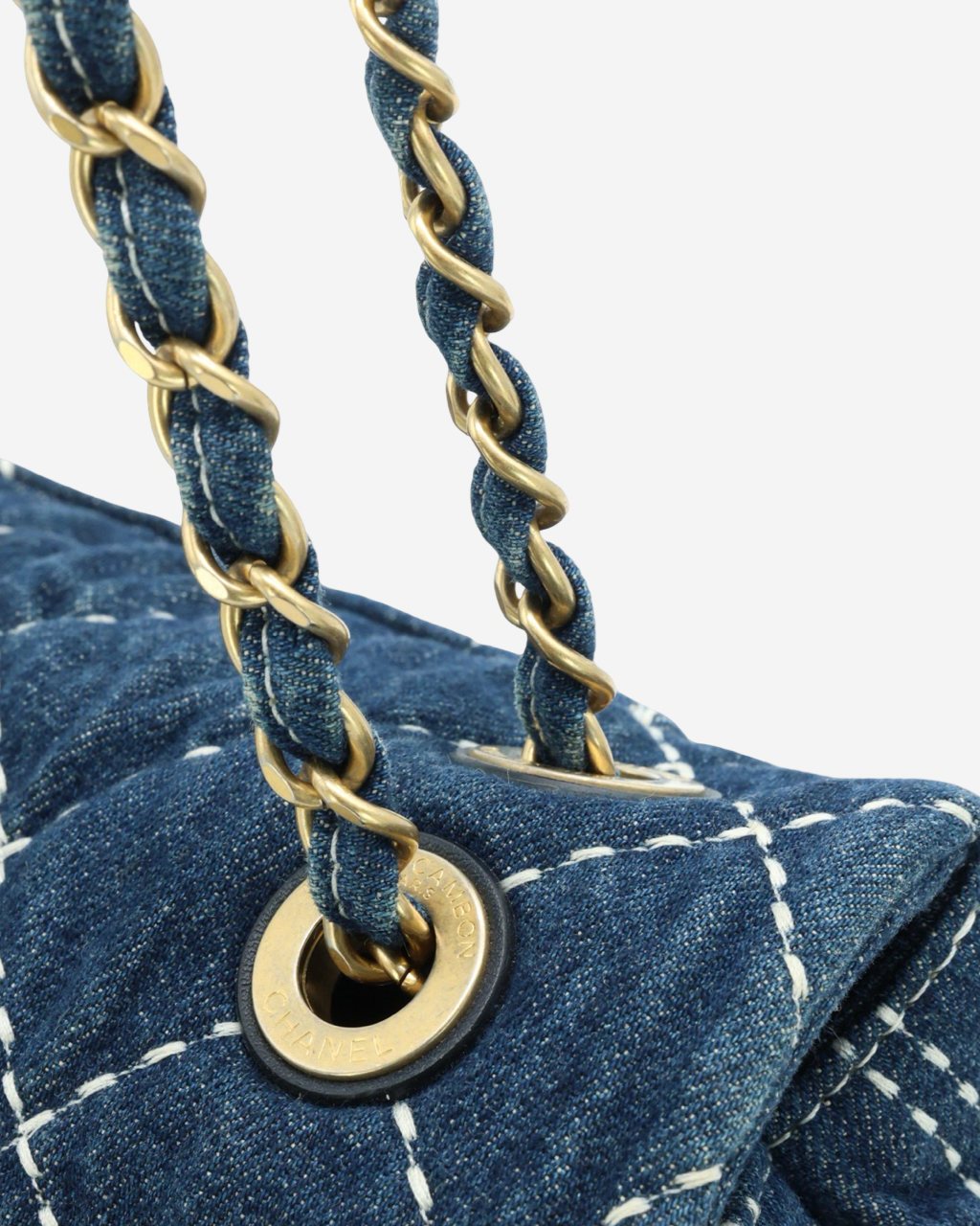 Chanel Denim Single Flap Bag 2019