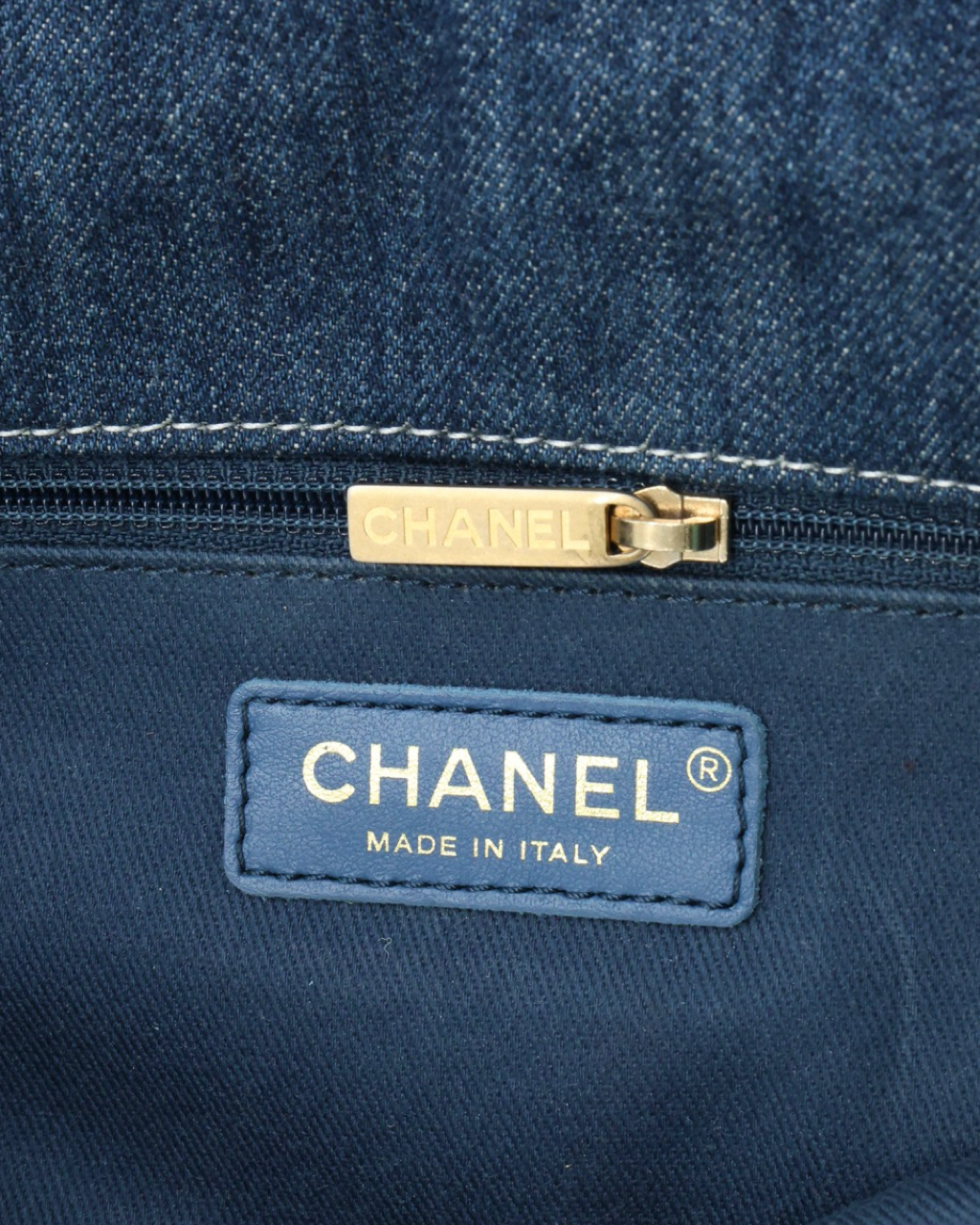 Chanel Denim Single Flap Bag 2019