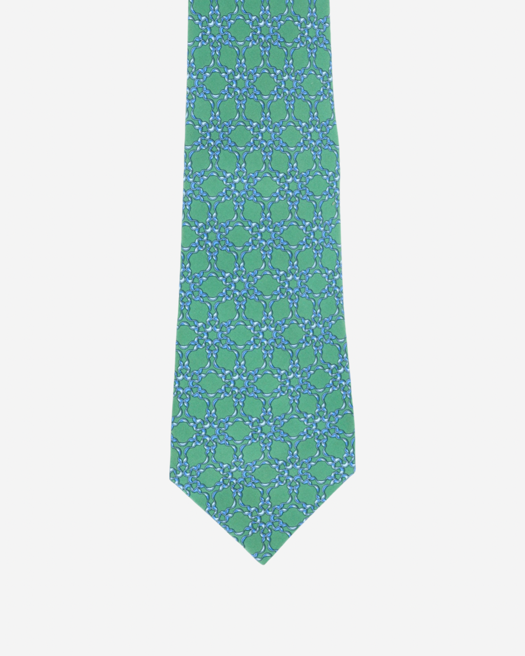 Corbata Hermés Flores Modernas