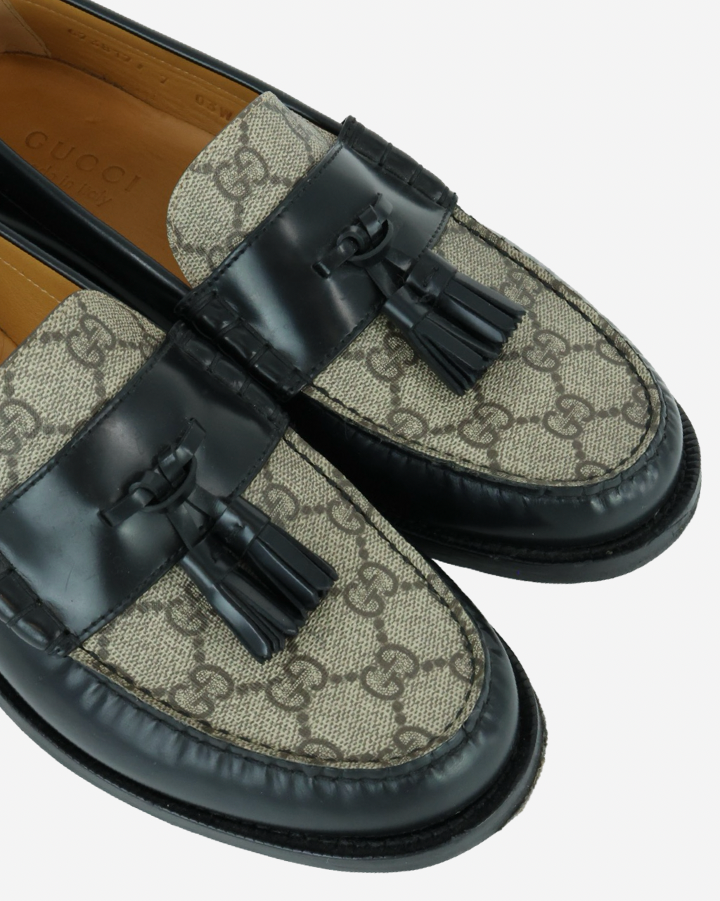 Mocasines Gucci GG Supreme 40