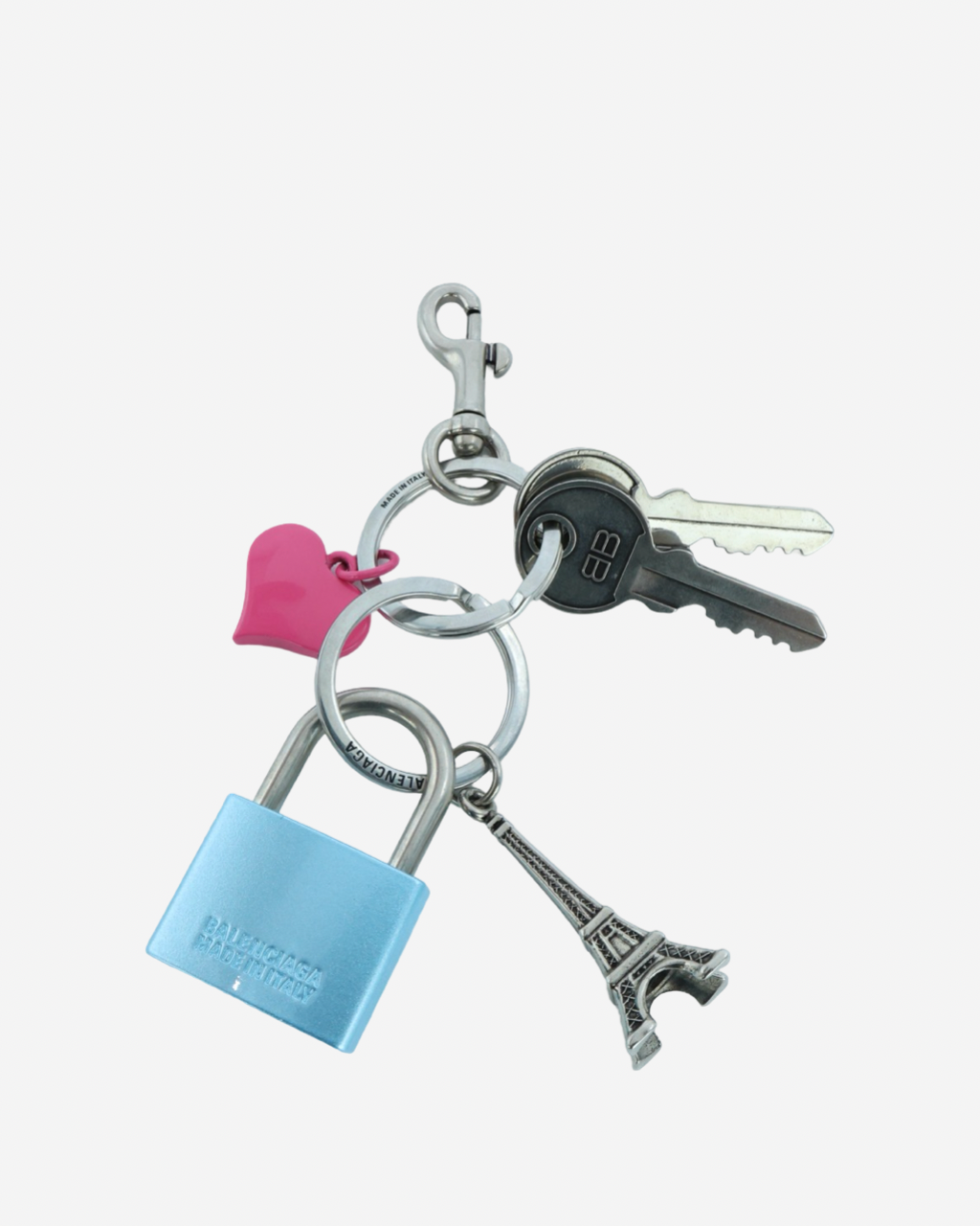 Balenciaga Padlock Keychain