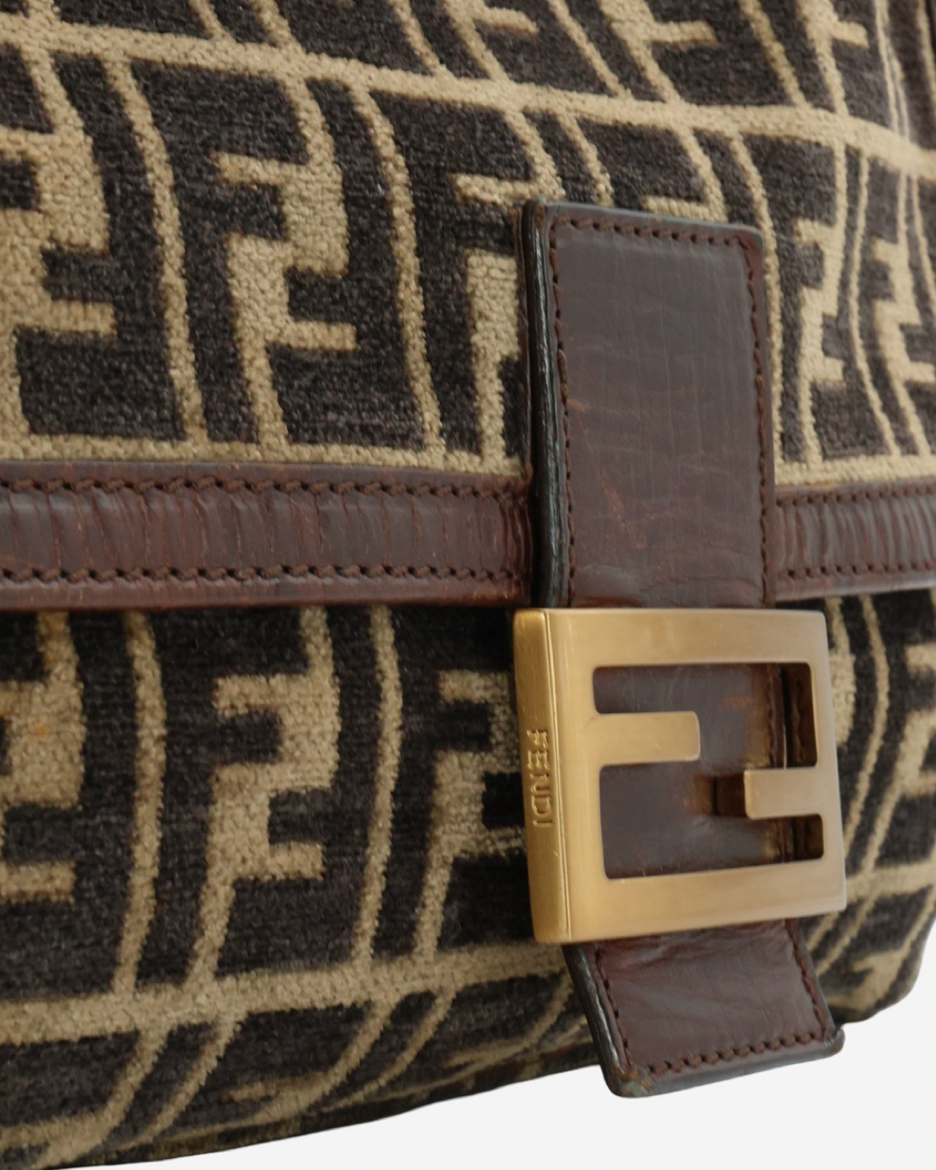 Fendi Zucca Mamma Baguette Bag