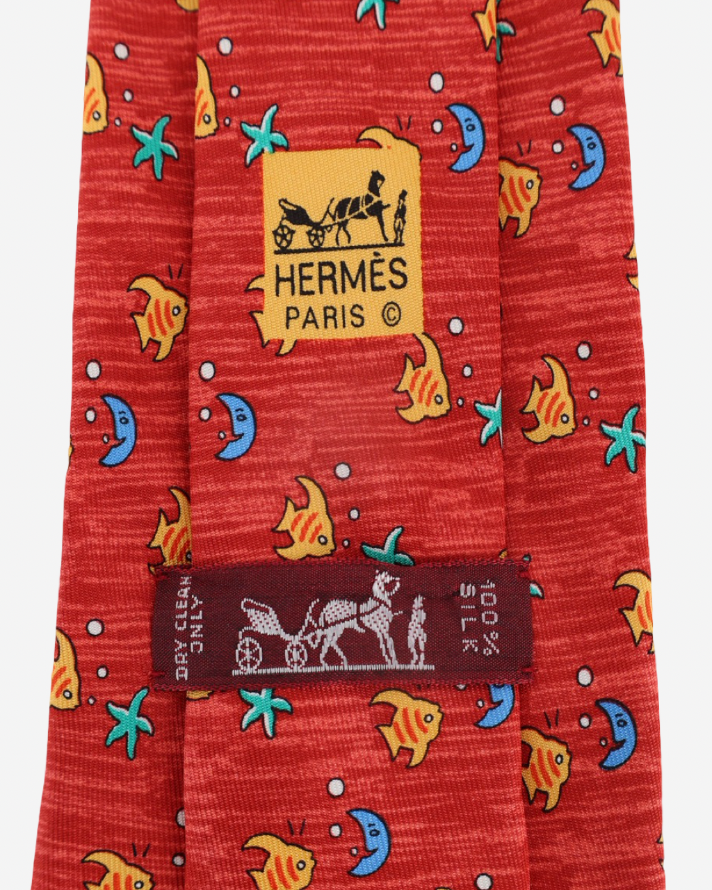 Corbata Hermès Peces