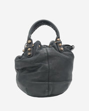 Balenciaga Giant Pompon Motocross Bag