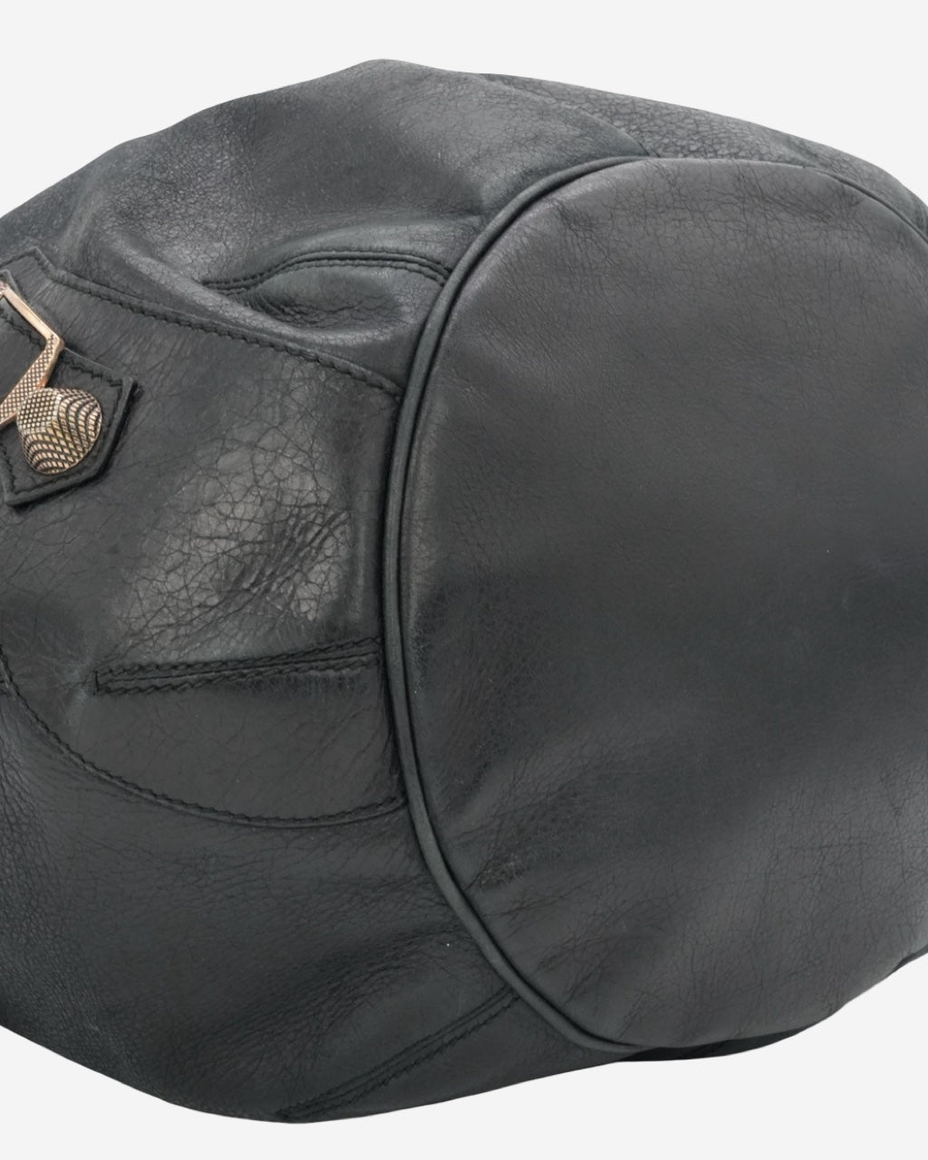 Balenciaga Giant Pompon Motocross Bag