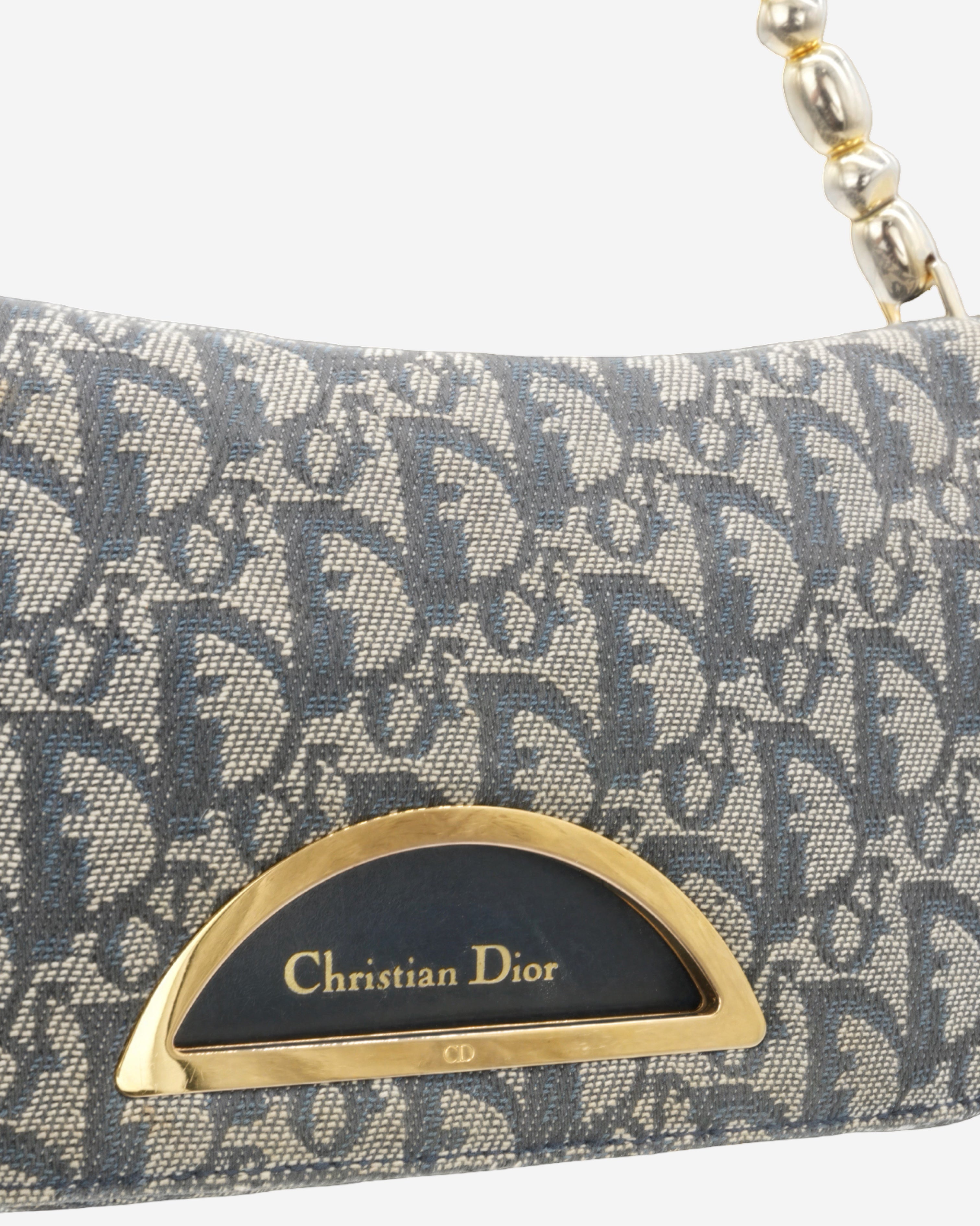 2002 Dior Maris Pearl Trotter Bag