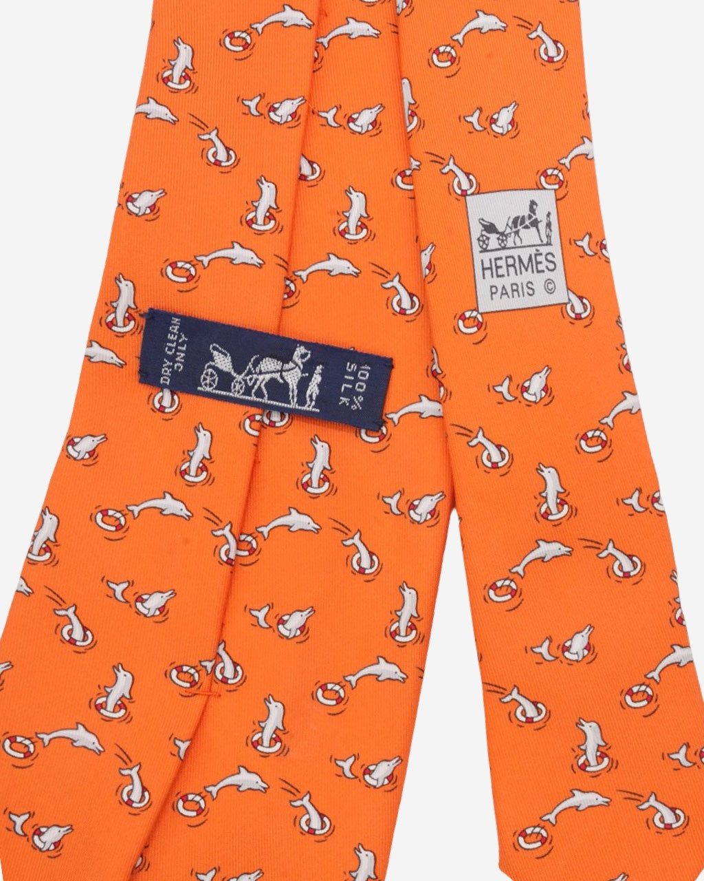 Corbata Hermès Delfines