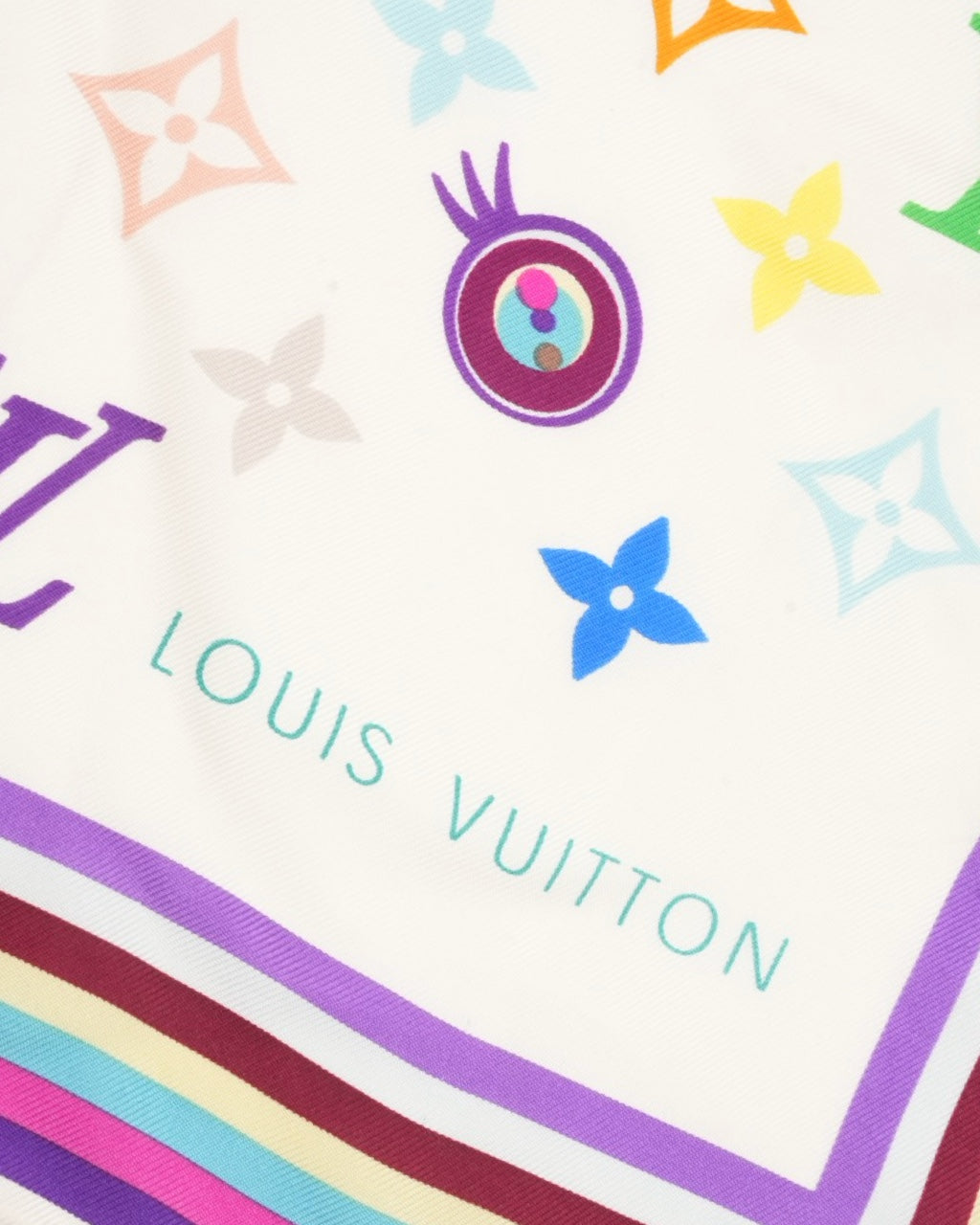 Louis Vuitton x Murakami Eye Love You scarf 2003