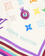 Louis Vuitton x Murakami Eye Love You scarf 2003