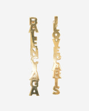 Aretes Balenciaga Mismatched