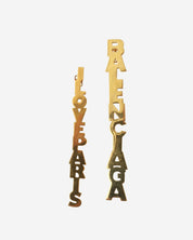 Aretes Balenciaga Mismatched