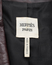 Hermès Pony Hair Jacket 36 FR