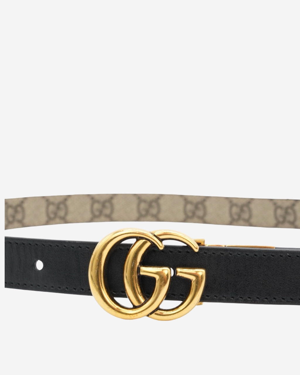 Cinturón Gucci GG Reversible