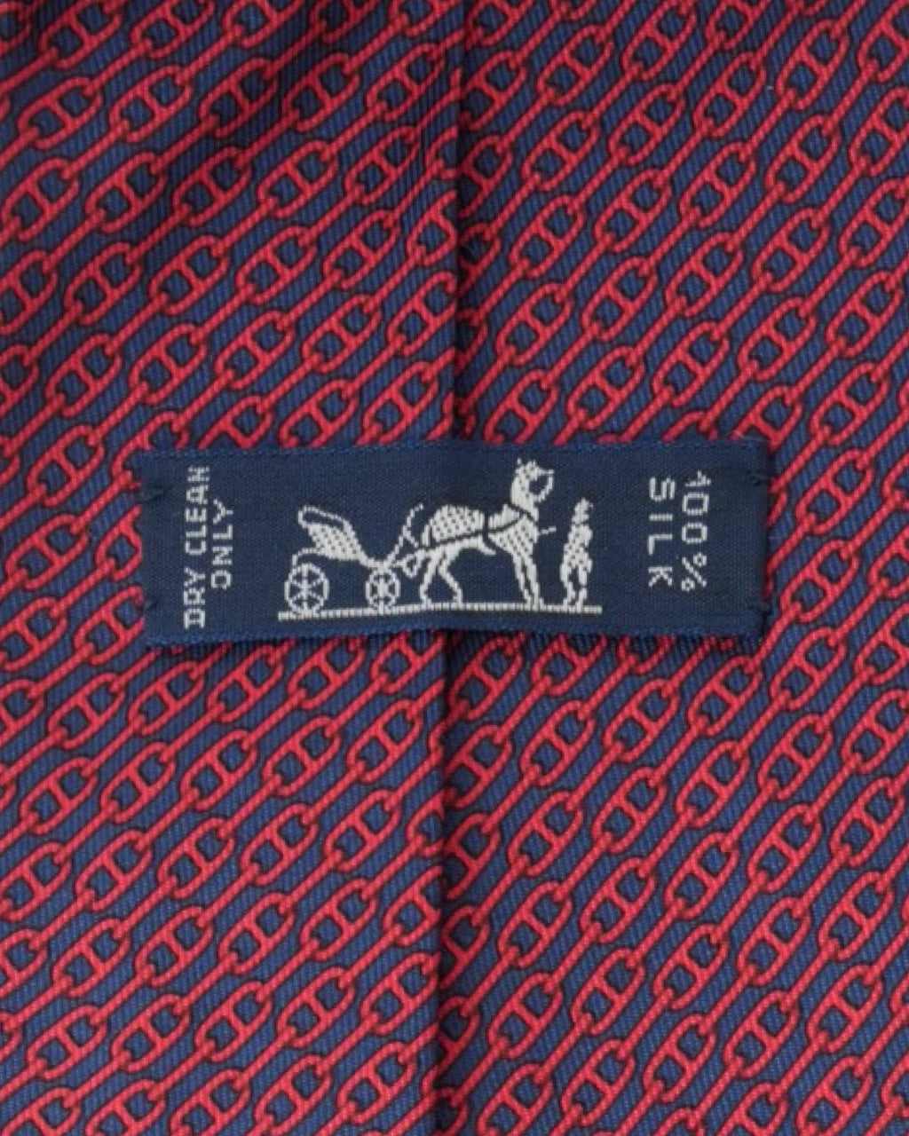 Corbata Hermès Chaine d'Ancre