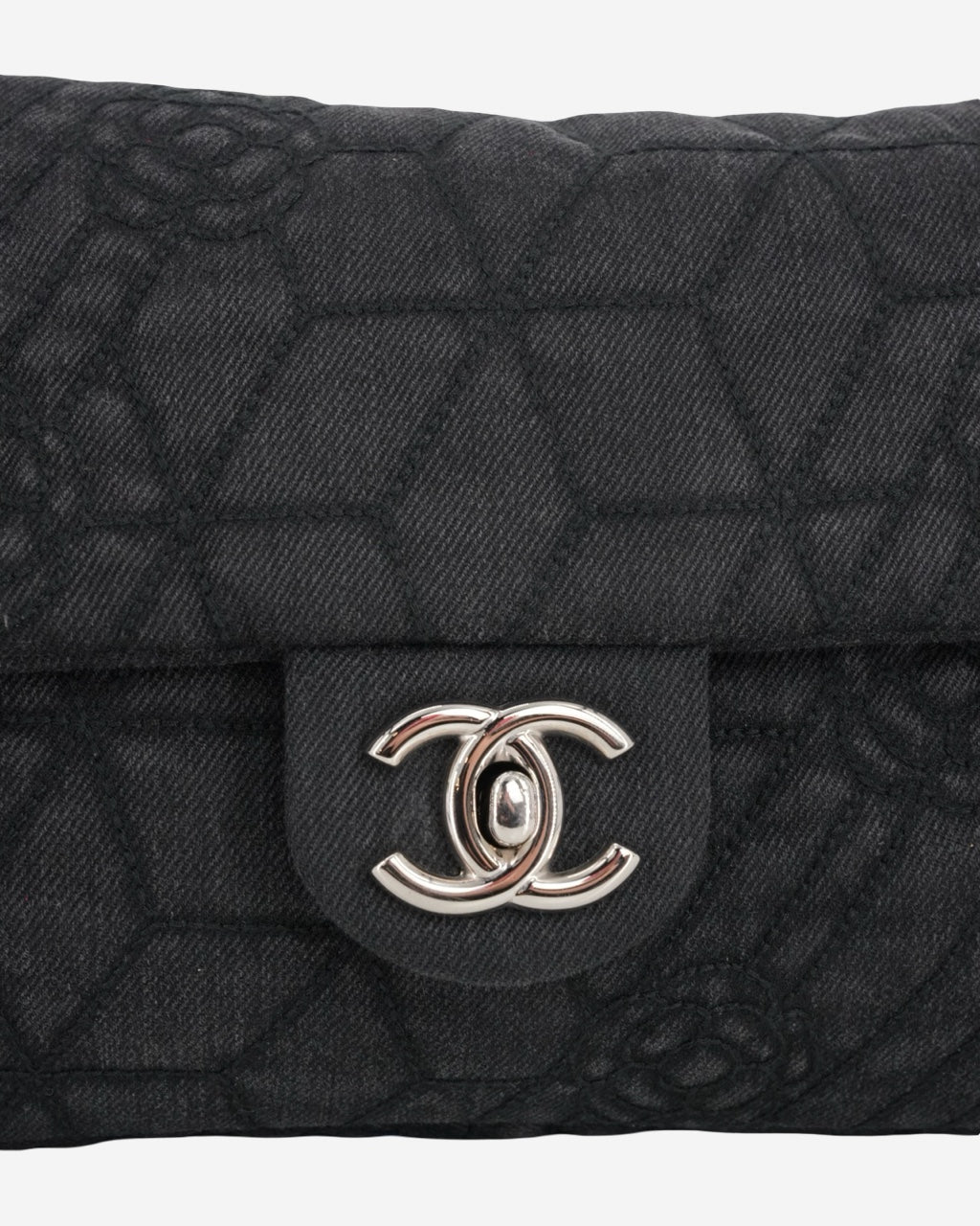 Bolso Chanel Camellia Denim Flap Bag 2012
