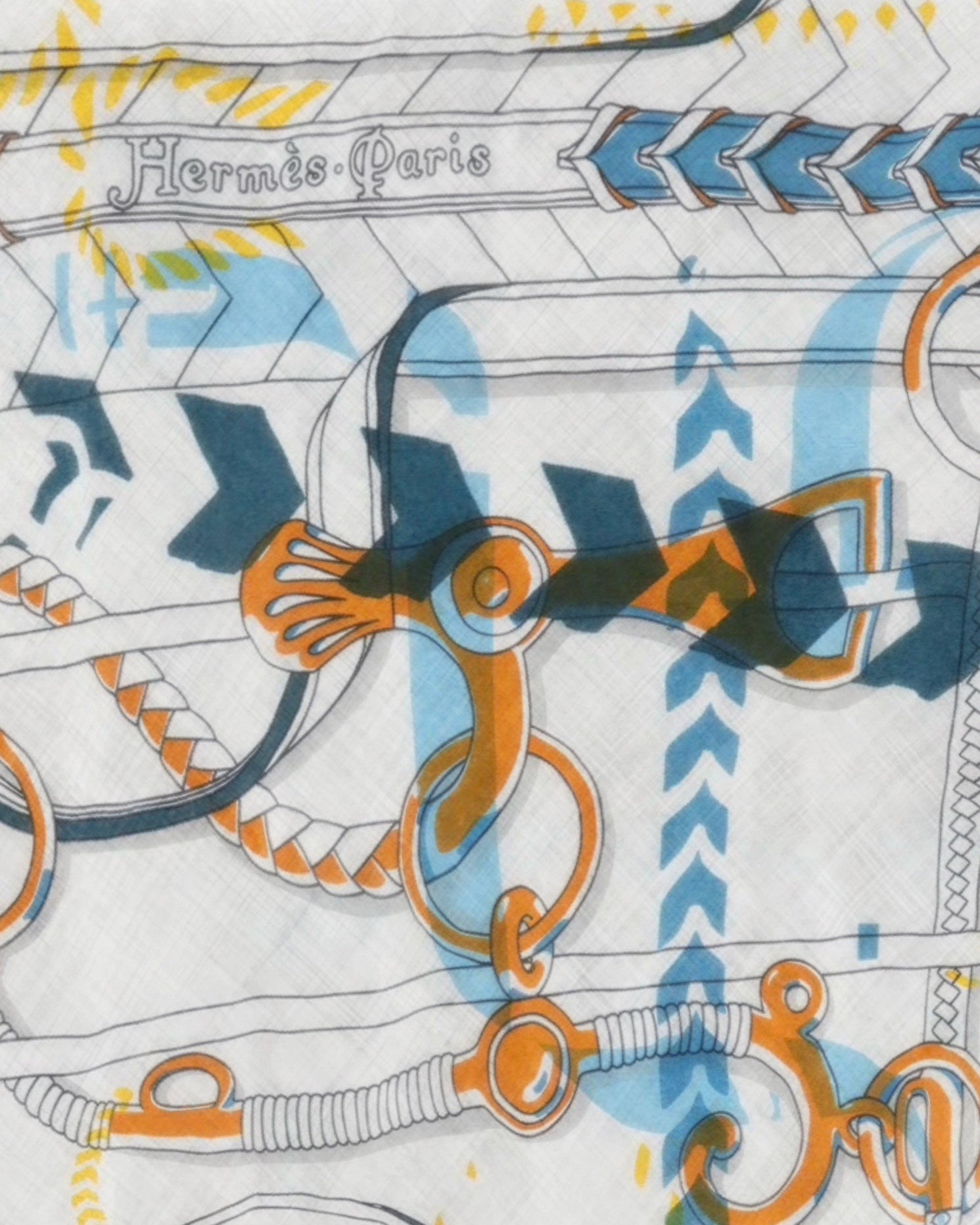 Pañuelo Hermès Panoplie Équestre Losange