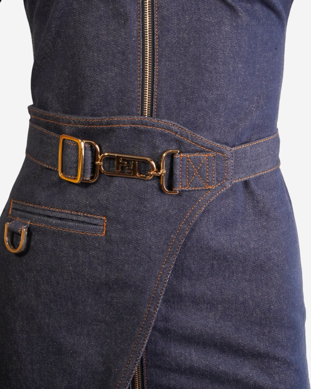 Vestido Fendi Denim 36 IT