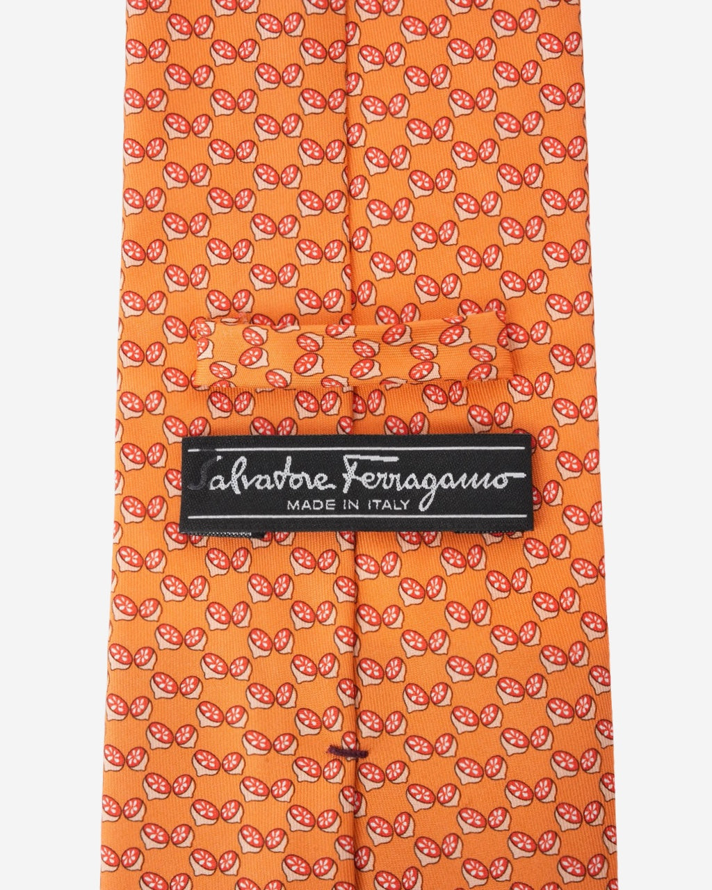 Ferragamo Orange Tie