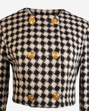 Versace Houndstooth Blazer 42 IT
