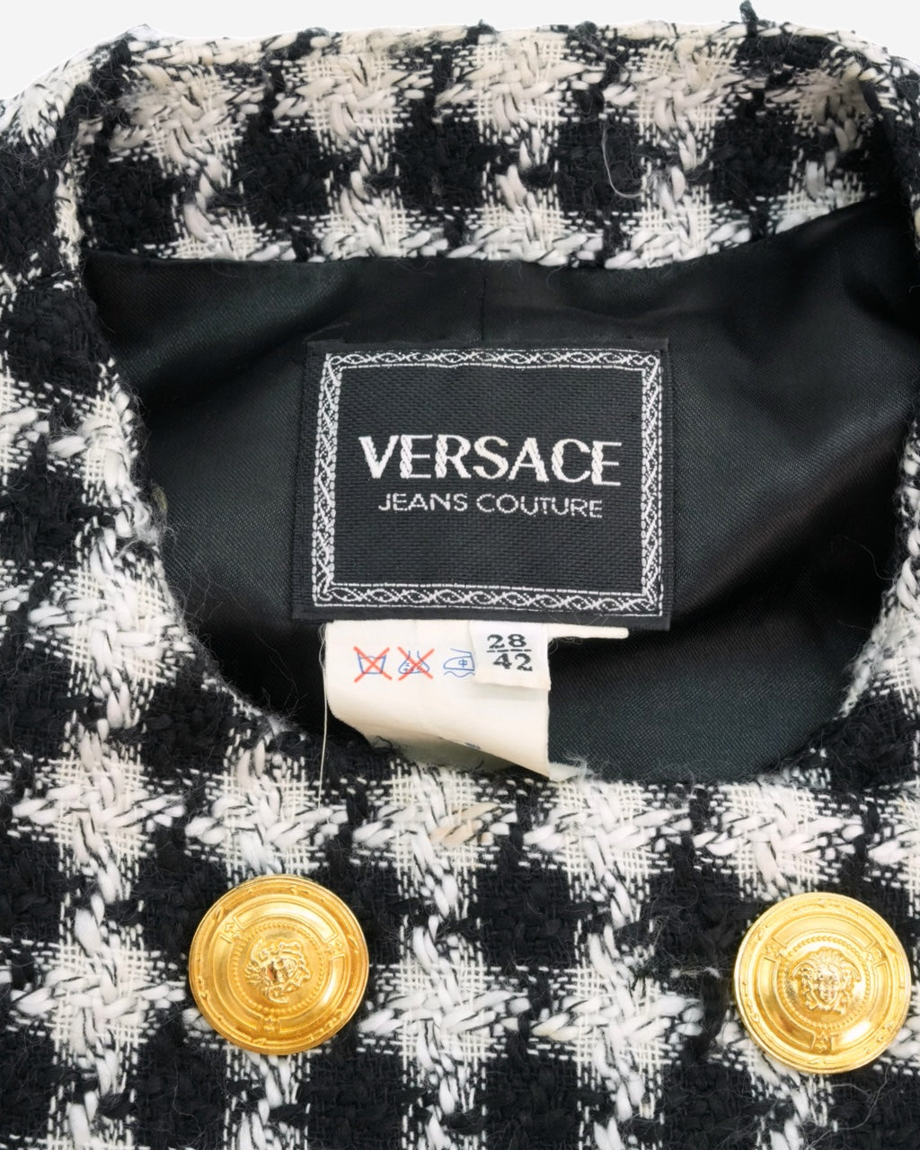 Versace Houndstooth Blazer 42 IT