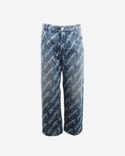 Jeans Balenciaga Logo All Over S